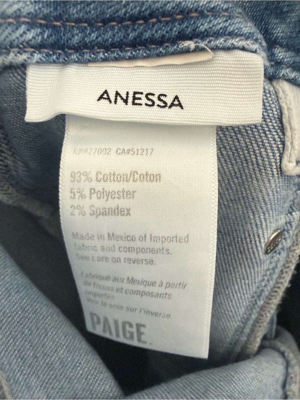 Paige Jeans Anessa in Shooting Star - Picture 5 of 7